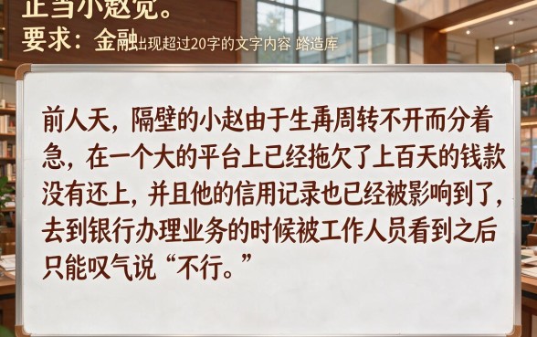有钱花逾期100天了怎么办，理出5个不看年龄征信负债的口子