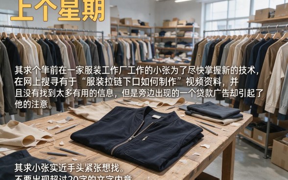 服装拉链下口怎么打剪口子的视频，整理5个逾期必下款的app