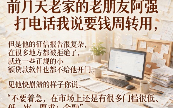 网贷容易借到钱的软件，诚意推荐五个无视一切是人就下款的口子