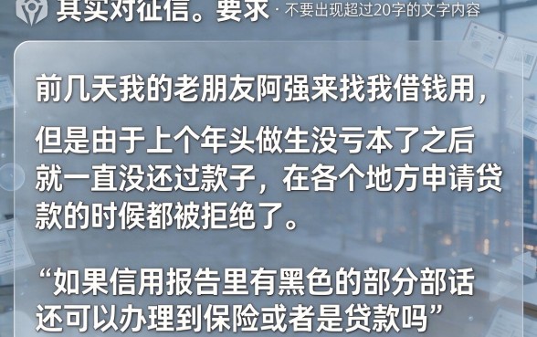 征信黑花了可以办理保险吗，揭秘五个正规不看征信的小额贷款口子