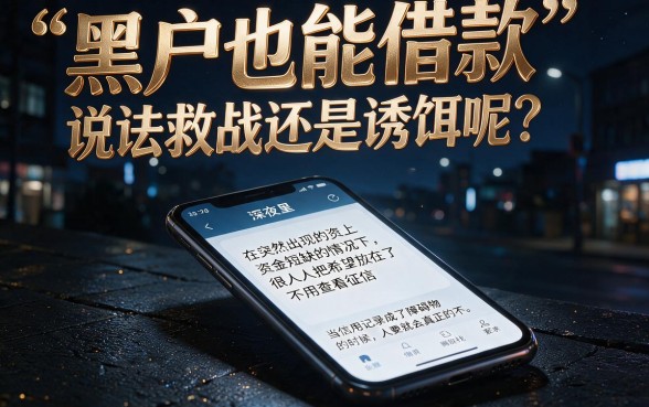 小额贷款真的不涉及征信查询吗，精选5个黑户可以借款的网贷app