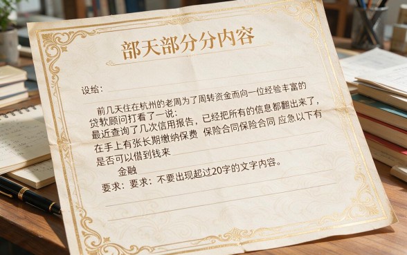 征信花了能用保单借款吗，归集五个新号易贷速审秒下款口子