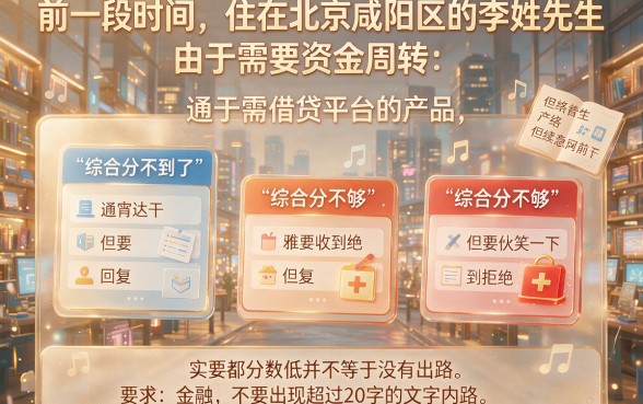网贷综合评分不达标下款的口子，梳理五个周周到贷款相同系列的口子