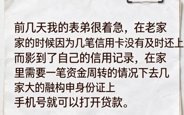 征信有逾期身份证手机号就能贷款的平台，倾情分享5个必下的小额贷款app