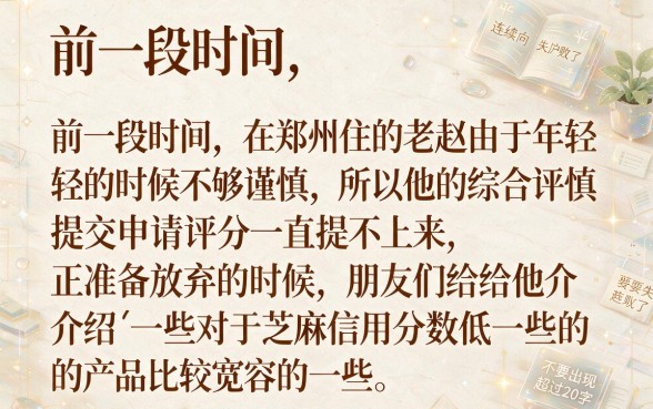 综合分不足能下的口子，概览5个芝麻分负面借款的软件