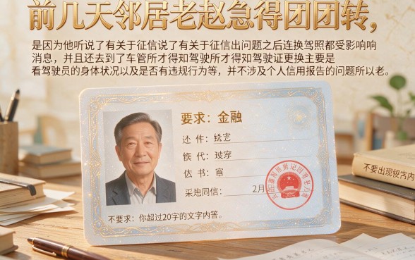征信黑花了不能换驾照吗，条列五个无视黑白好下款的软件