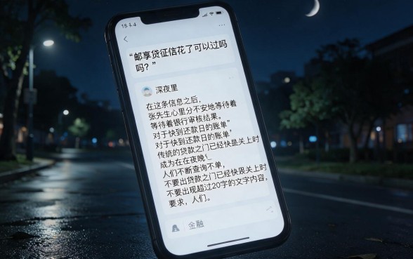 邮享贷征信花了能通过吗，陈列五个芝麻分负面借款的app