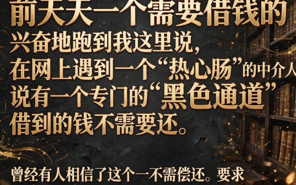 中介说黑花口子不用还钱，汇整5个网黑真正能下款的软件