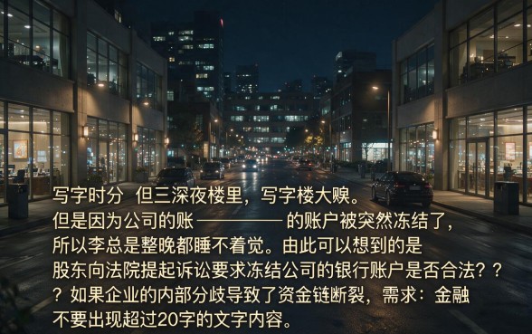 股东起诉公司可以冻结账户吗，陈列5个不审核夜间直接放款的网贷口子
