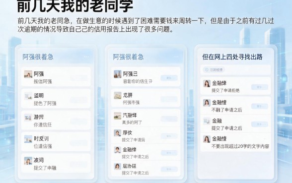 征信黑征信不好征信烂网上贷款5万 哪个好，条列五个靠谱借钱的网贷口子