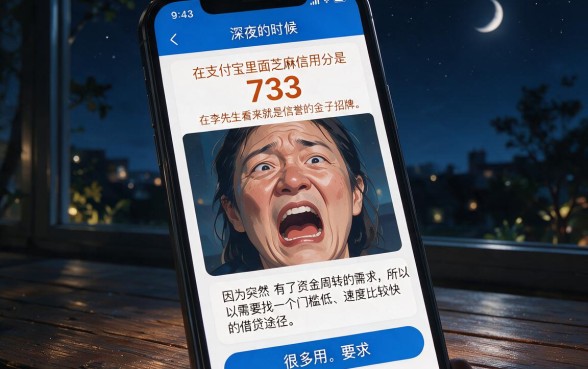芝麻信用分733想贷款，罗列五个秒下700芝麻分贷款app