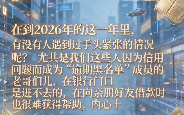2026逾期黑户必下网贷吗，概括五个高炮能下款的平台