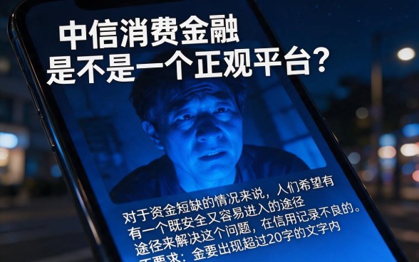 中信消费金融是正规平台吗，详尽说明5个低门槛不查征信的平台