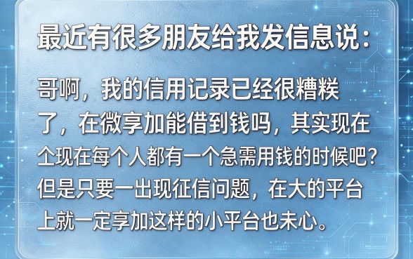 征信花了微享加能下款吗，揭秘5个征信花居然都下款的口子