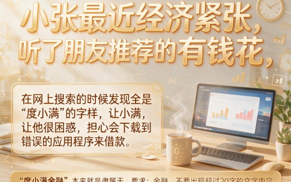 度小满和有钱花是一个平台吗，归集5个比较好的小额贷款app