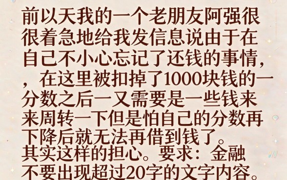 借款1000元扣芝麻分，胪列5个芝麻分700能秒下的平台