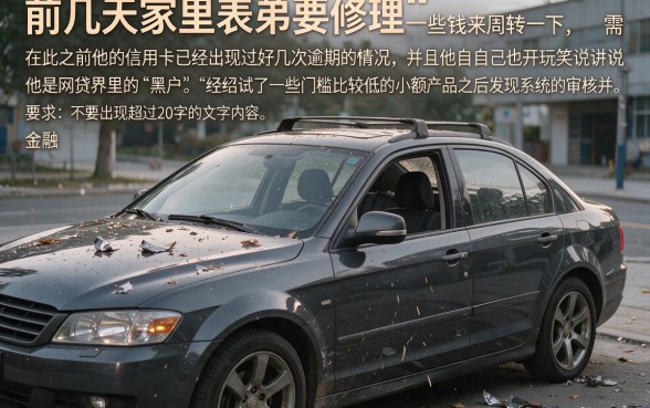 之前没钱做了个黑户口子，概括5个1000至5000的小额贷款app