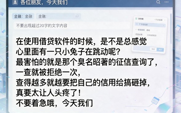 无审核秒批秒下的口子，枚举五个不看负债和征信的口子