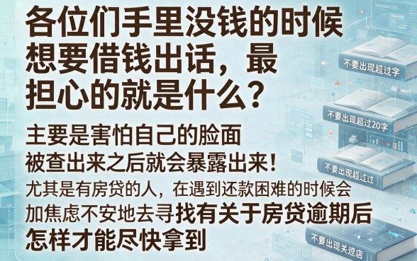 房贷逾期情况怎么查询最快多久下款的，概览五个快速下款无视征信的口子
