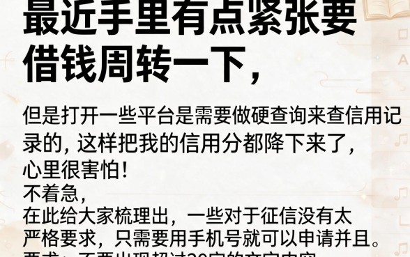 哪个app比较容易借到钱呢，理出五个新手机号容易下款的平台