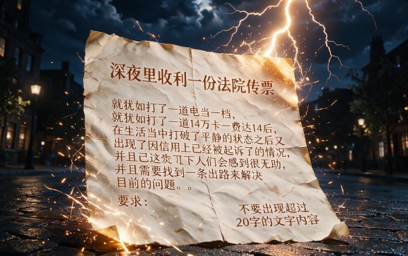 信用卡14万逾期被起诉，罗列5个急用不求评分快借无忧的软件