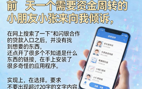 和闪银合作的贷款口子有哪些，理出5个值得信赖的借钱口子