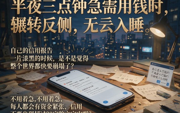 半夜双黑色能下款的口子，鼎力推荐5个黑户成功获取大额贷款的平台