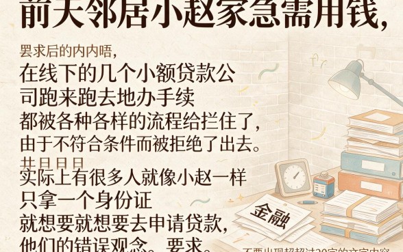 个人身份证贷款如何申请的，归集五个芝麻信用600贷款口子