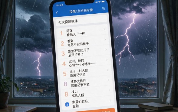 无视征信负债大数据的网贷有哪些，枚举五个无视黑白无视征信申请就下款的口子