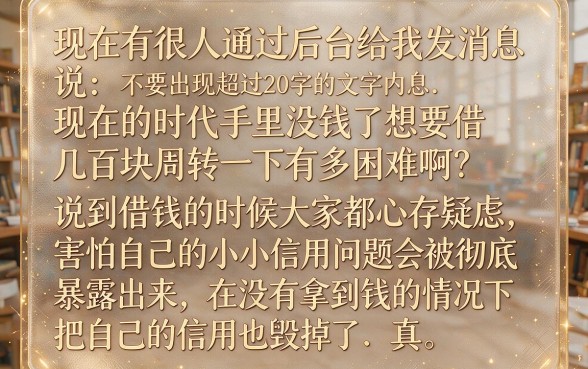 立即下款几百元的口子，汇总5个不看征信网贷平台放款快的口子