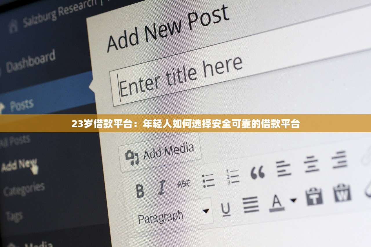 23岁借款平台：年轻人如何选择安全可靠的借款平台