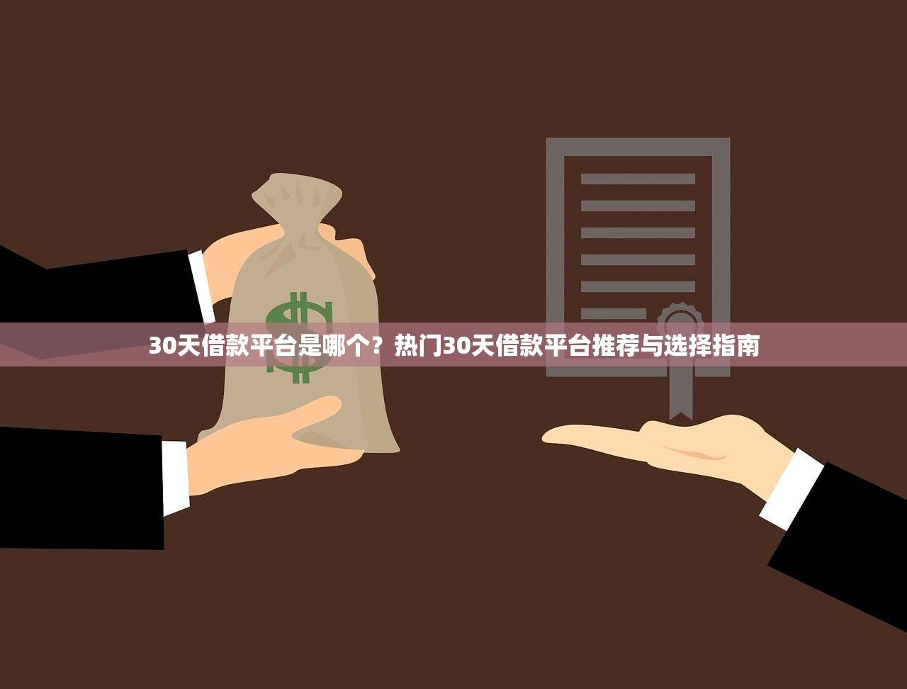 30天借款平台是哪个？热门30天借款平台推荐与选择指南