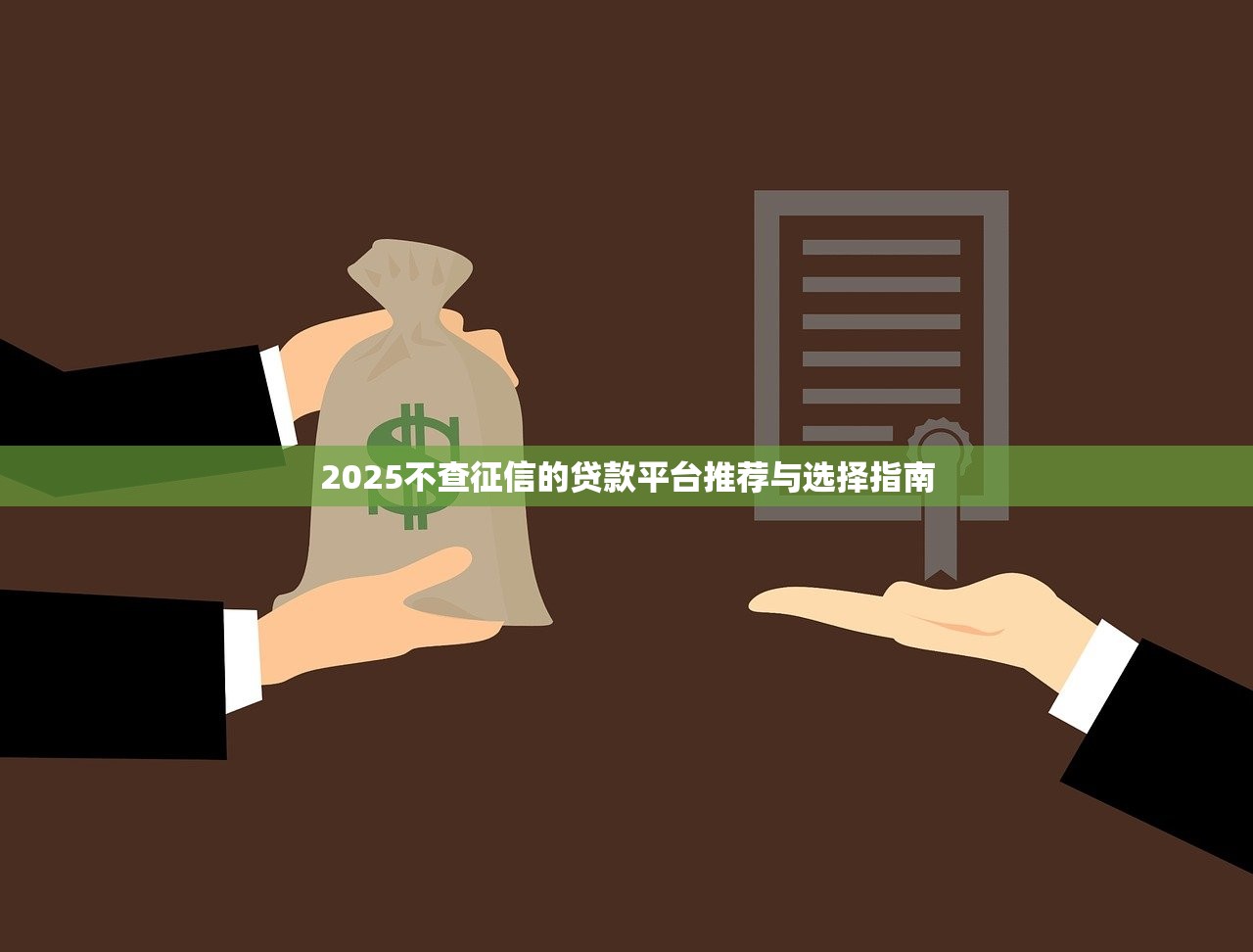 2025不查征信的贷款平台推荐与选择指南