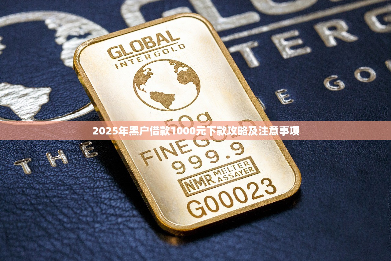 2025年黑户借款1000元下款攻略及注意事项
