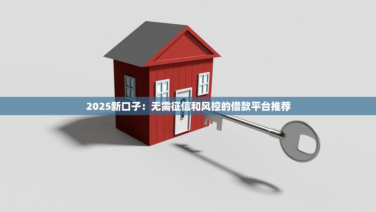 2025新口子：无需征信和风控的借款平台推荐