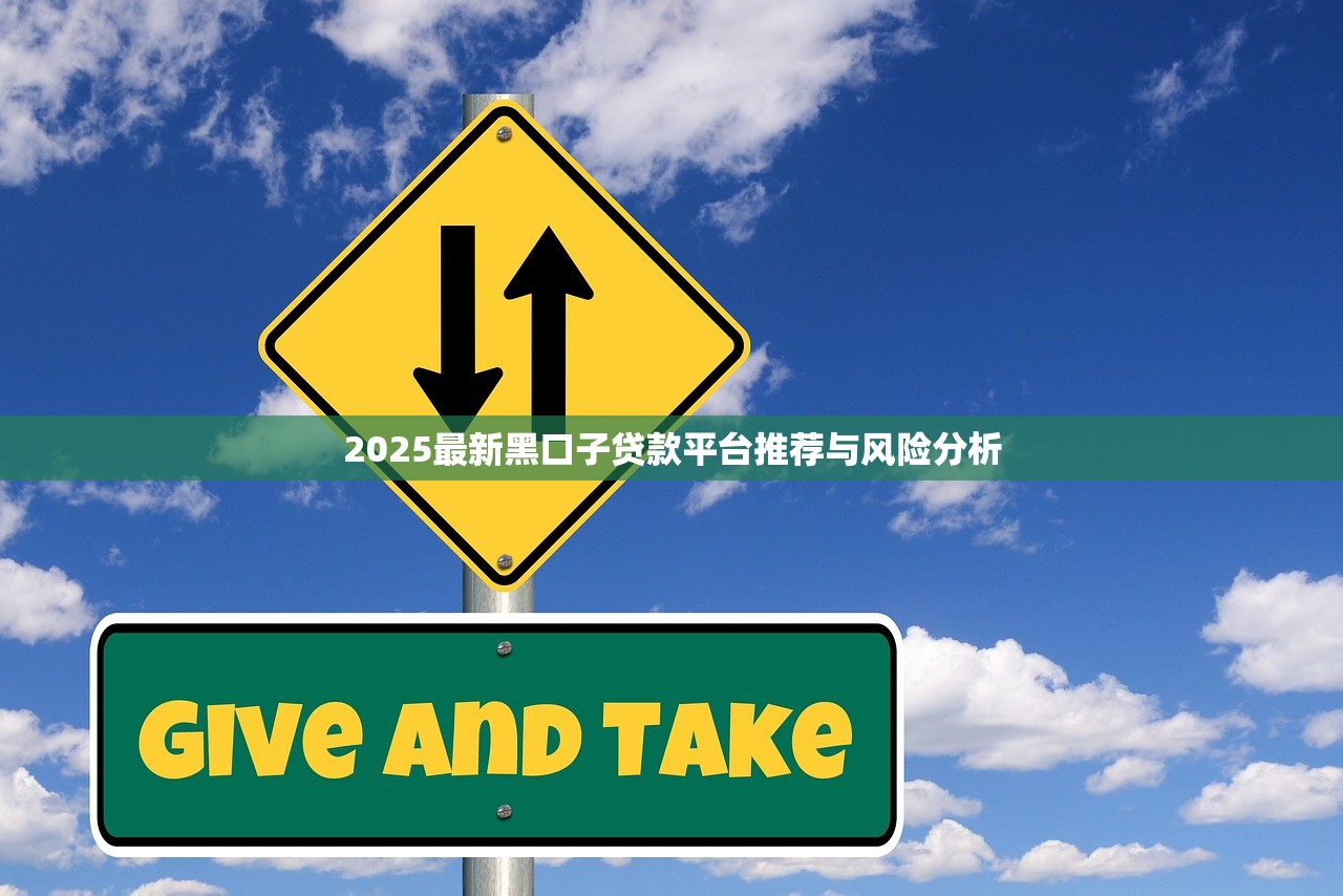 2025最新黑口子贷款平台推荐与风险分析