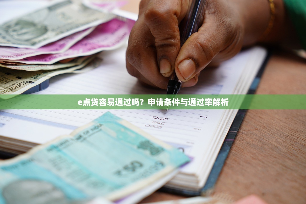 e点贷容易通过吗？申请条件与通过率解析