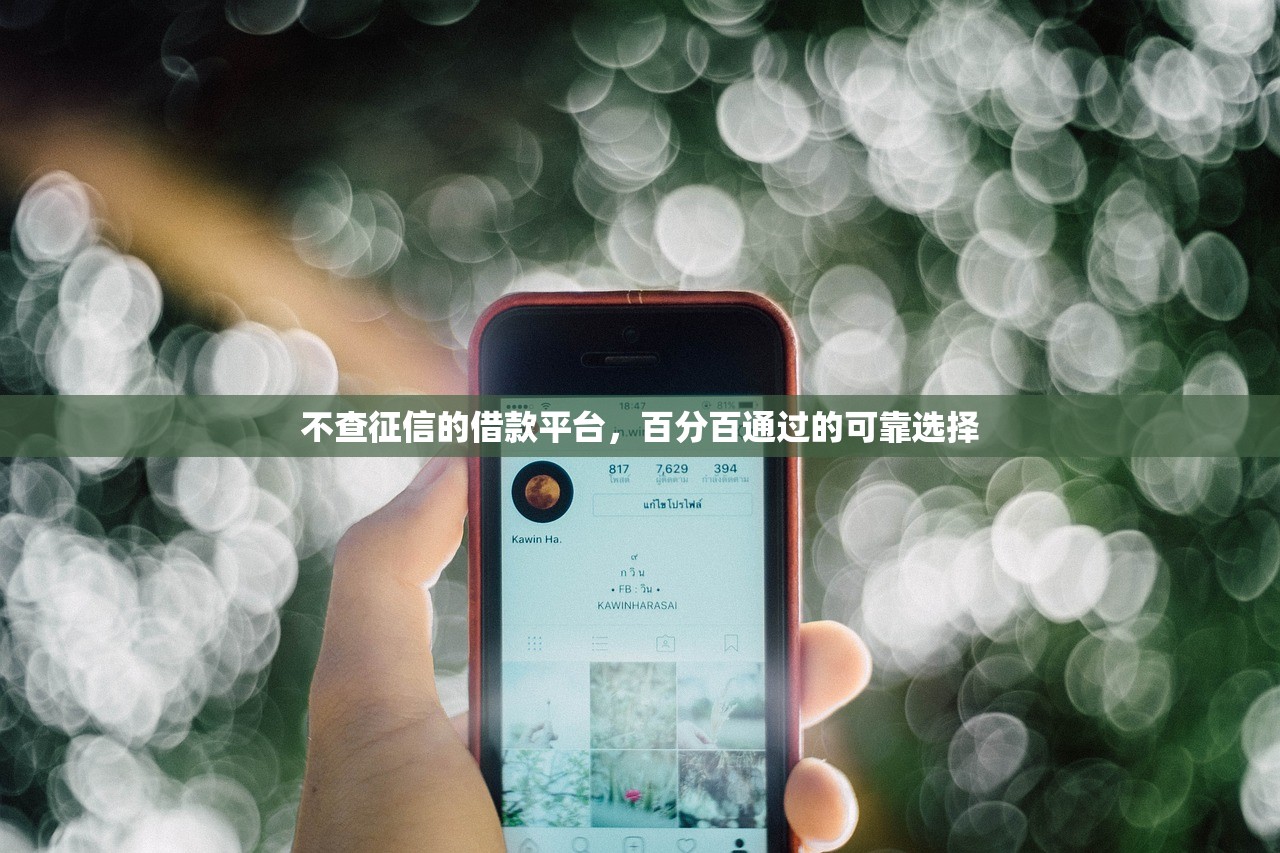 不查征信的借款平台，百分百通过的可靠选择