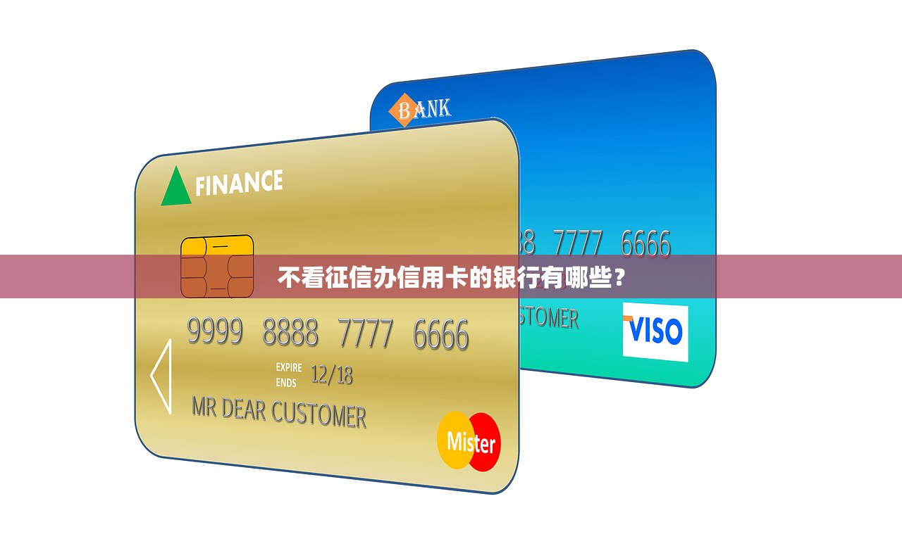 不看征信办信用卡的银行有哪些？