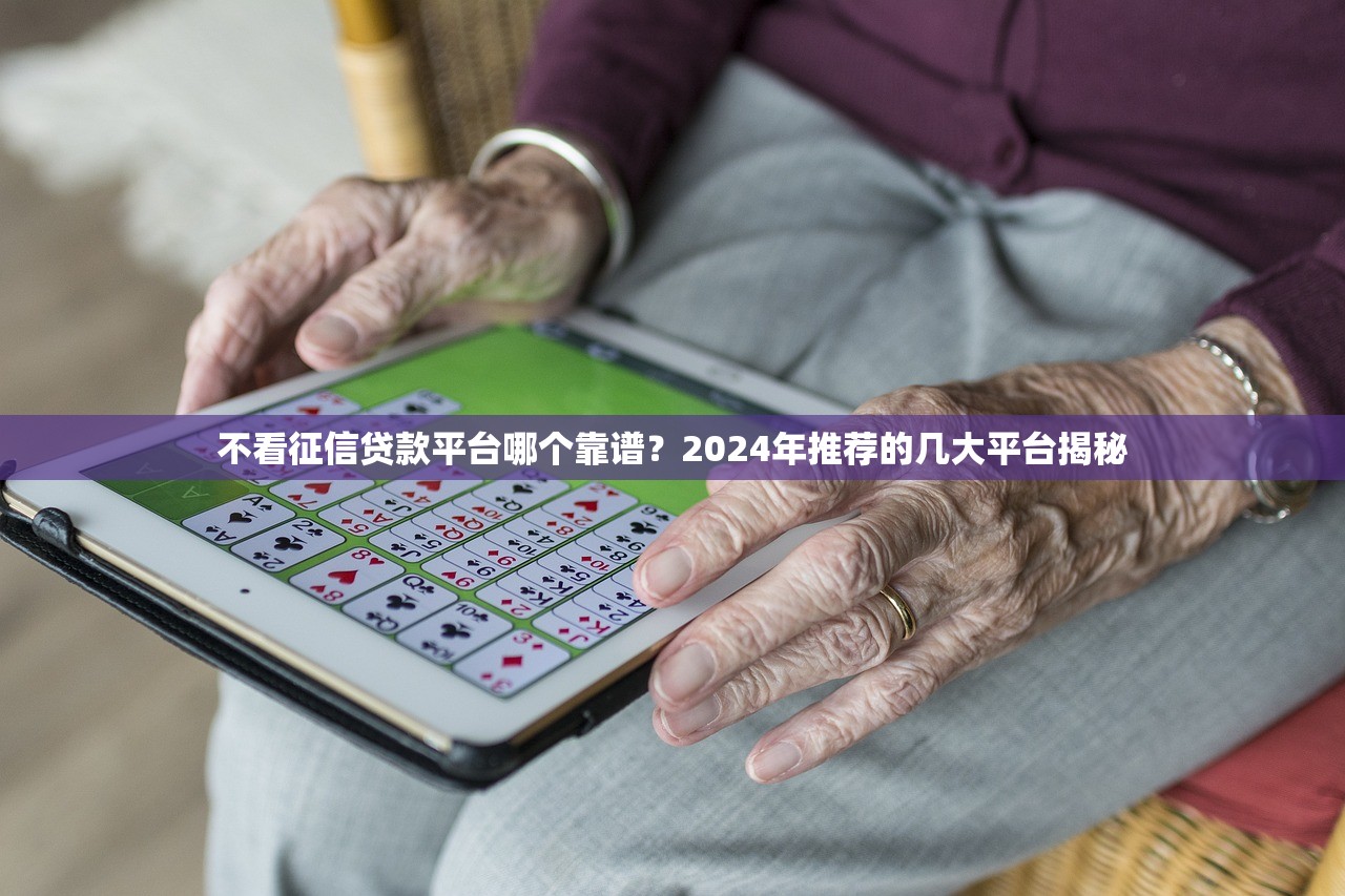 不看征信贷款平台哪个靠谱？2024年推荐的几大平台揭秘