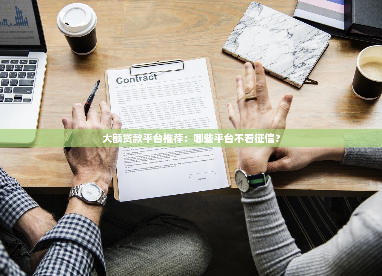 大额贷款平台推荐：哪些平台不看征信？