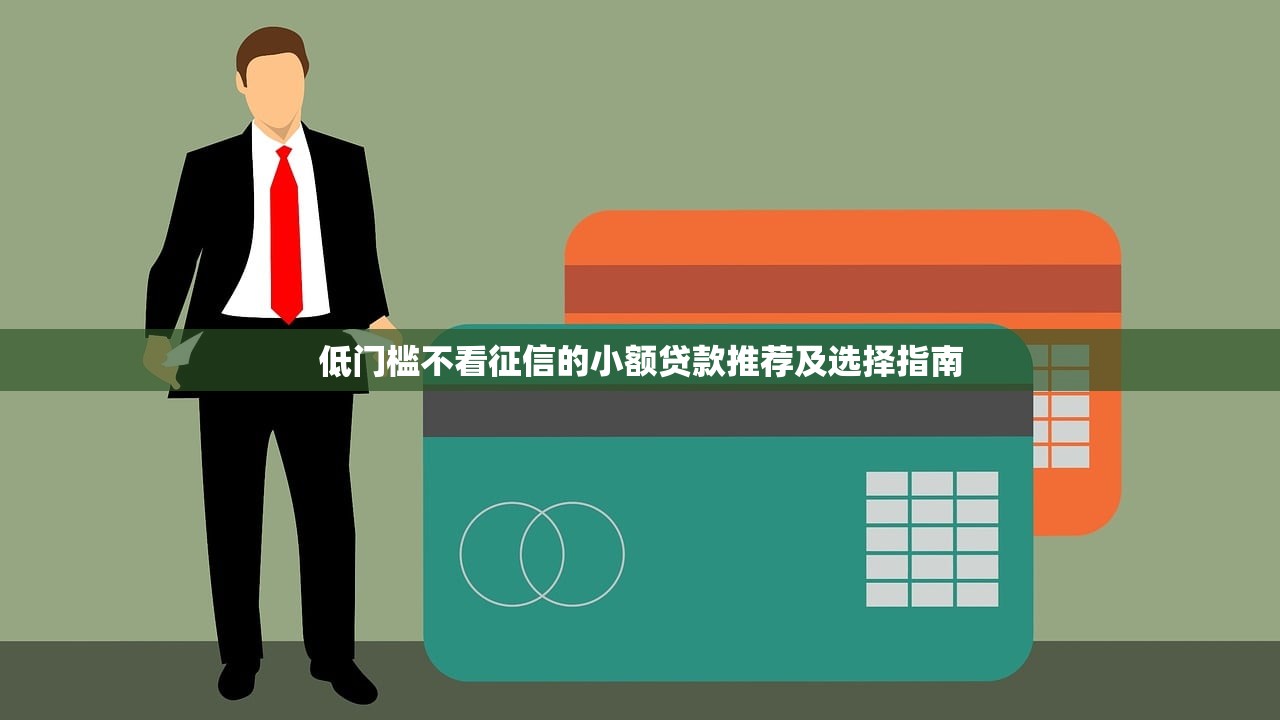 低门槛不看征信的小额贷款推荐及选择指南