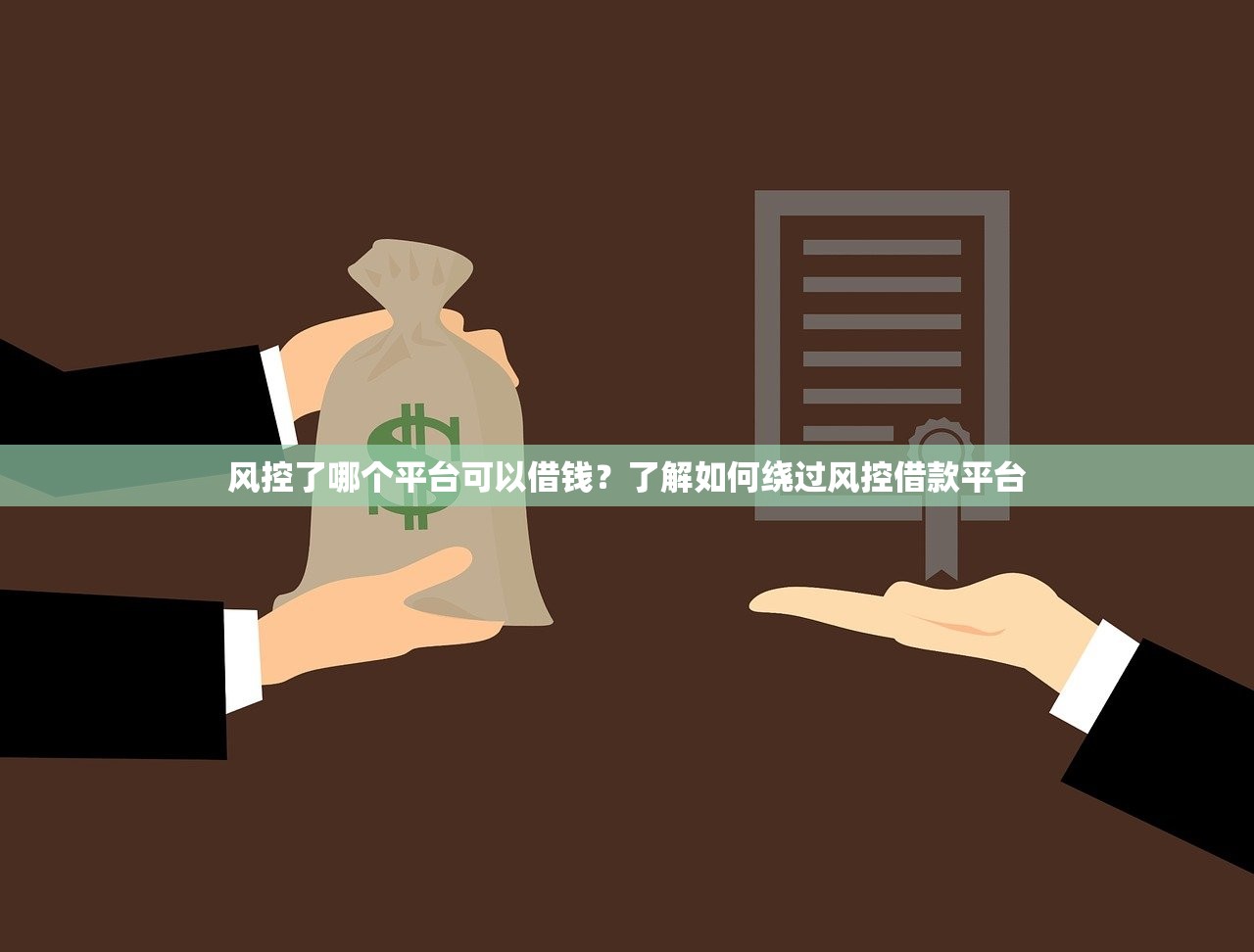 风控了哪个平台可以借钱？了解如何绕过风控借款平台