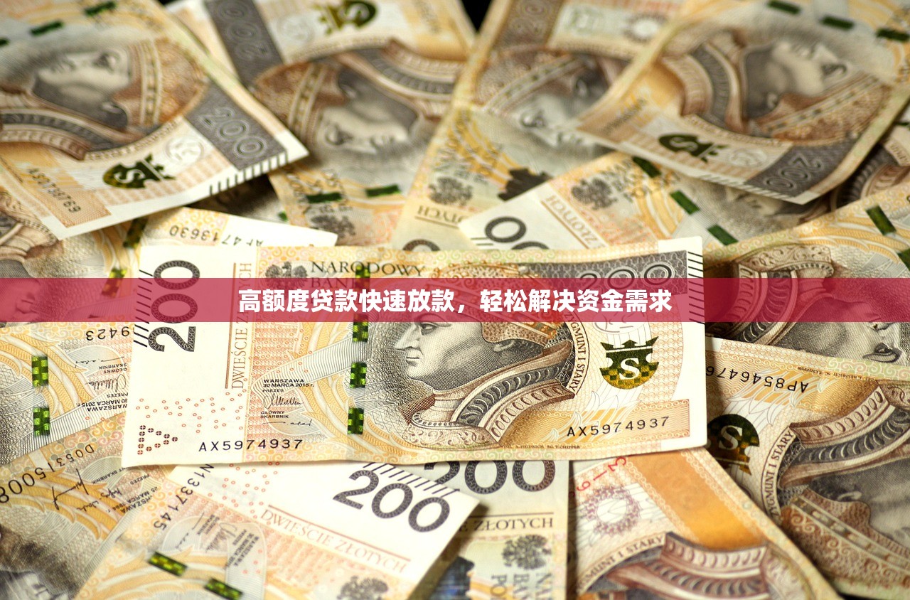高额度贷款快速放款，轻松解决资金需求