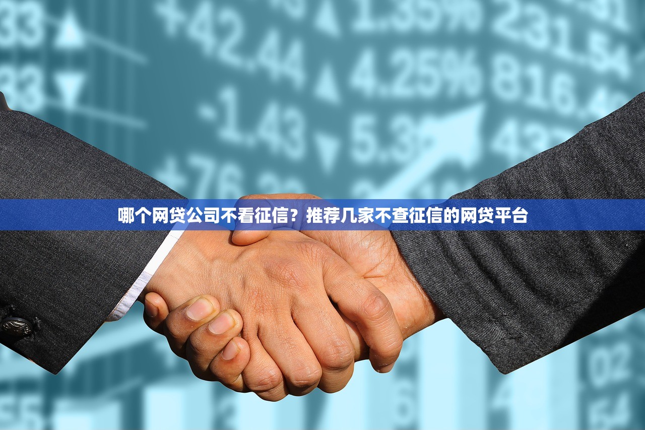 哪个网贷公司不看征信?推荐几家不查征信的网贷平台 哪个网贷公司不看征信?推荐几家不查征信的网贷平台