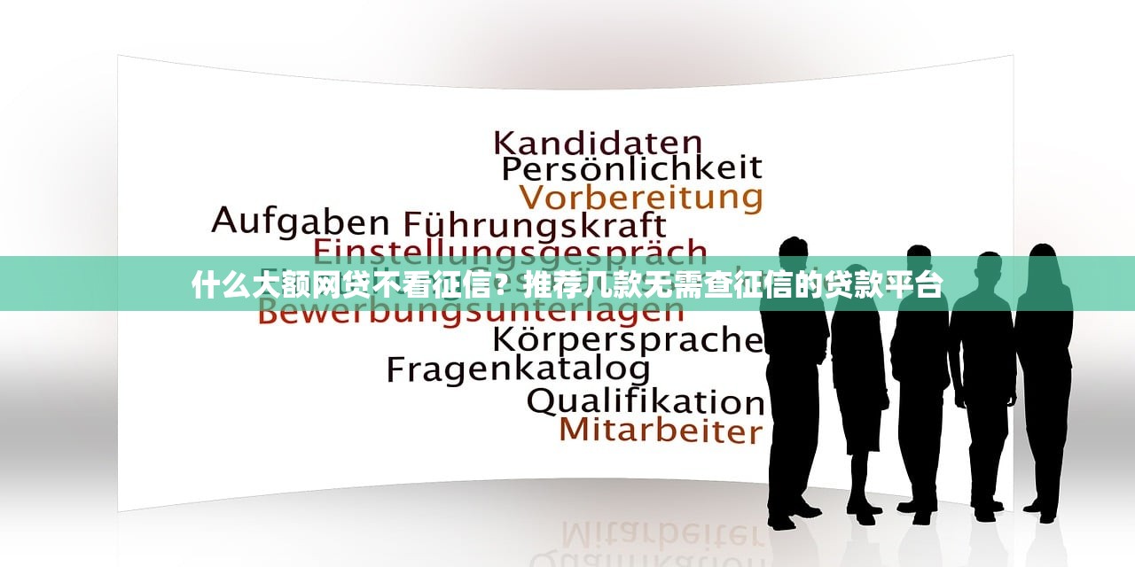 什么大额网贷不看征信？推荐几款无需查征信的贷款平台