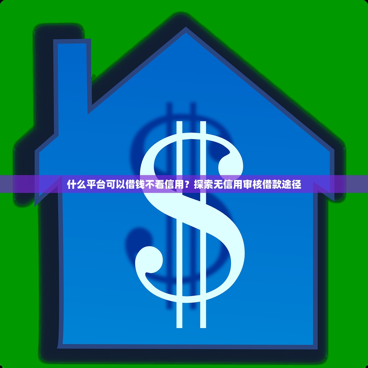 什么平台可以借钱不看信用?探索无信用审核借款途径 什么平台可以借钱不看信用?探索无信用审核借款途径