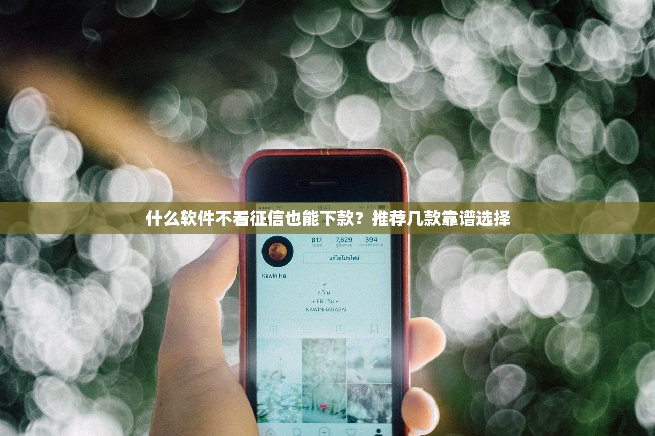 什么软件不看征信也能下款?推荐几款靠谱选择 什么软件不看征信也能下款?推荐几款靠谱选择