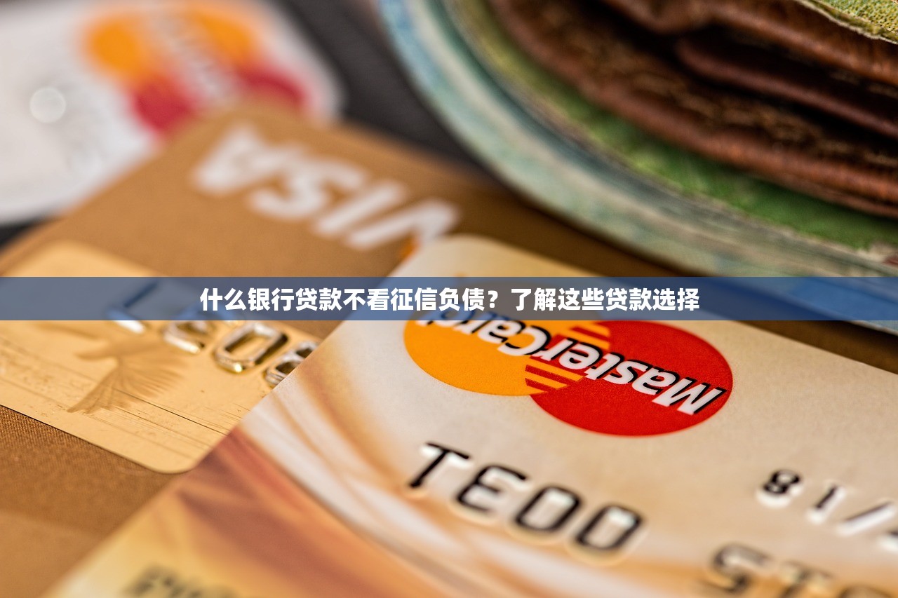什么银行贷款不看征信负债?了解这些贷款选择 什么银行贷款不看征信负债?了解这些贷款选择