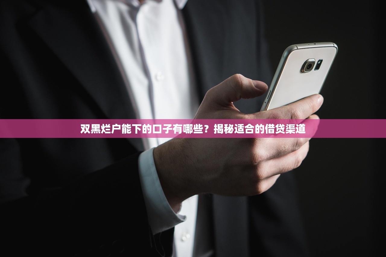 双黑烂户能下的口子有哪些?揭秘适合的借贷渠道 双黑烂户能下的口子有哪些?揭秘适合的借贷渠道